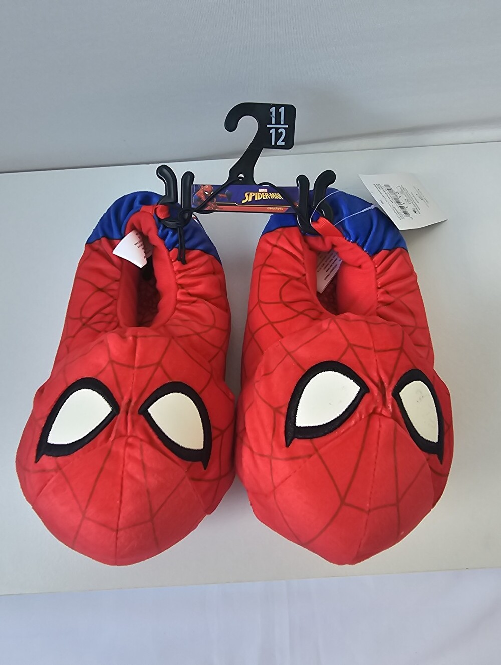Marvel Spider-Man Plush Slippers Kids Toddler Sizes 9-10 11-12 NWT Choose Size